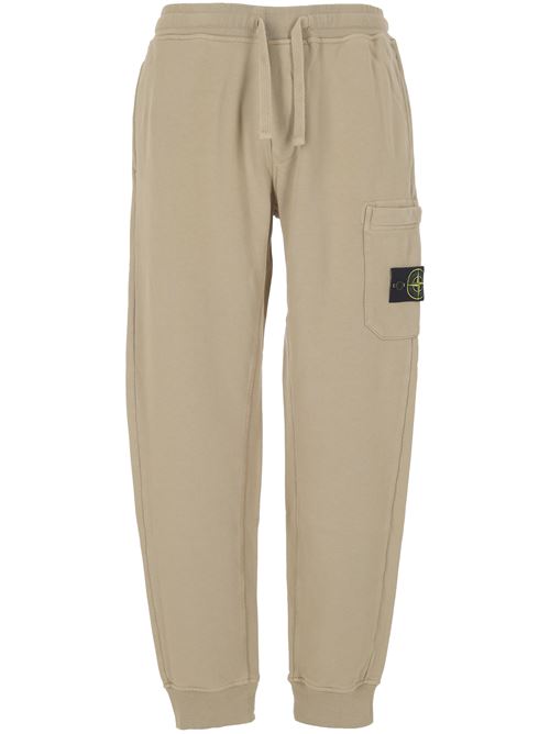 Pantaloni beige con elastico STONE ISLAND | 156200011S0051V009A